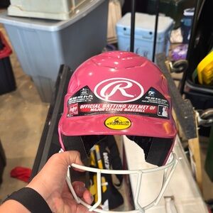 Rawlings Pink and White Hat Accessories